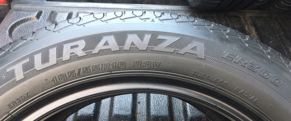 ยาง Bridgestone 185-55-16 ปลายปี 13 ยาง Bridgestone 185-55-16 ปลายปี 13