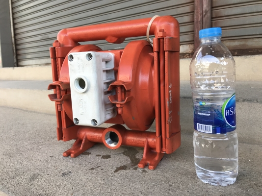 ขายปั้มไดอะแฟรม Wilden made in USA โครงสร้างอลูมิเนียม ขนาดเข้า 1นิ้ว ออก 6หุน สภาพสวย ดูดแรง พร้อมใช้งาน