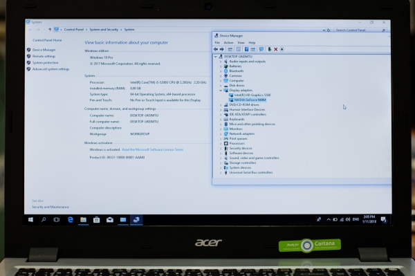 โน๊ตบุ๊ค ACER 15.6 นิ้ว V3-574G-518B Core i5-5200U Ram 8 G HDD 500 GB สภาพใหม่ มีประกันศูนย์