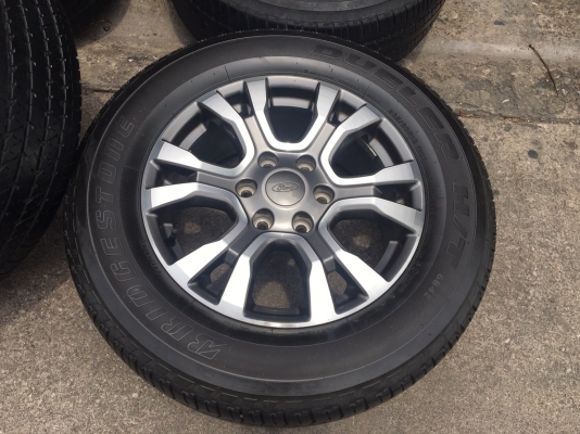 ล้อแม็ก New Ford Ranger Wildtrak ขอบ18 พร้อมยาง Bridgestone 265-60-18 ปลายปี15