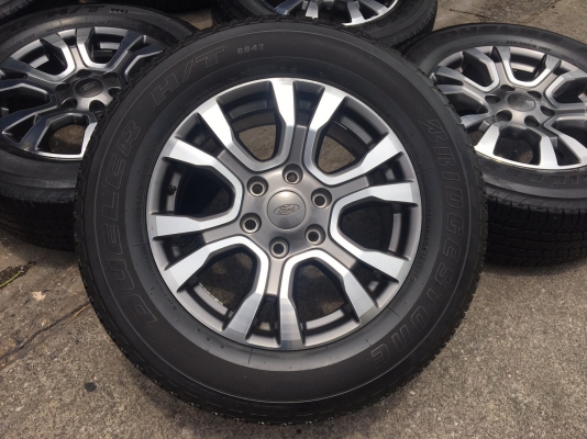 ล้อแม็ก New Ford Ranger Wildtrak ขอบ18 พร้อมยาง Bridgestone 265-60-18 ปลายปี15