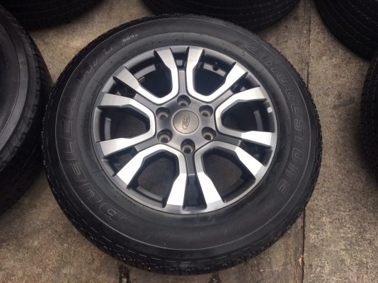 ล้อแม็ก New Ford Ranger Wildtrak ขอบ18 พร้อมยาง Bridgestone 265-60-18 ปลายปี15