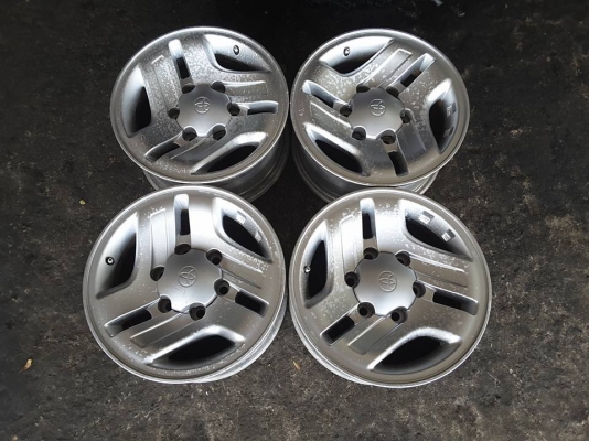 ล้อ Tiger 6/139 ขอบ15 กว้าง 7 นิ้ว สภาพดี 1ชุด