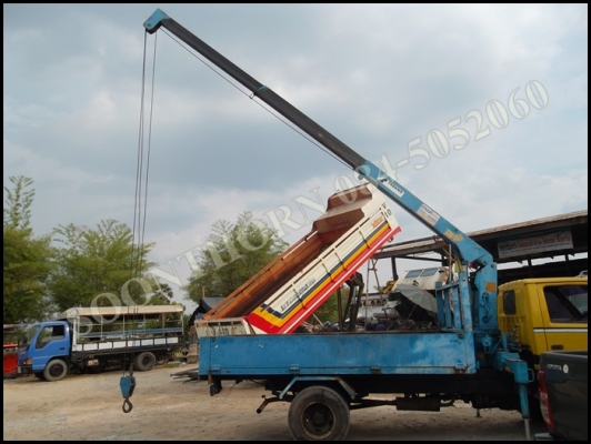 ขายด่วน รถบรรทุก 6 ล้อ ISUZU พร้อมเครน TADANO 2.5 ตัน 3 ปลอก พร้อมใช้งาน ราคาสุดคุ้ม