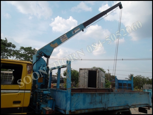 ขายด่วน รถบรรทุก 6 ล้อ ISUZU พร้อมเครน TADANO 2.5 ตัน 3 ปลอก พร้อมใช้งาน ราคาสุดคุ้ม