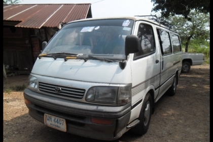 รถตู้หัวจรวด สวยสวยจริงๆ ติดแก๊สLP