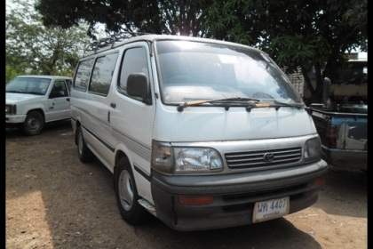 รถตู้หัวจรวด สวยสวยจริงๆ ติดแก๊สLP