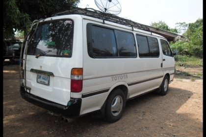 รถตู้หัวจรวด สวยสวยจริงๆ ติดแก๊สLP