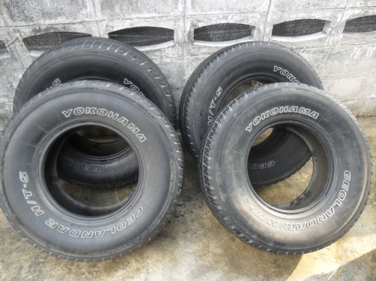 ยาง YOKOHAMA 31*10.50R15 สวยๆ 4 เส้น