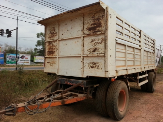 ขายด่วนลูกพ่วงสองเพลาไม่ดั้ม PN สภาพพร้อมใช้เอกสารชุดโอนพร้อมรีบจอง 0801515451 0811838154