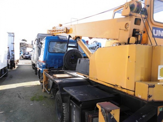 ขาย 6 ล้อ ติดเครน UNIC K-55B (4 step +jib) (เก่าญี่ปุ่น)