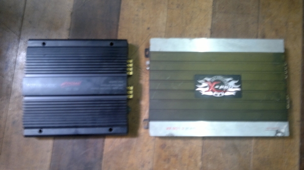 ขายแอมป์ติดรถยนต์2แชลแนลมี2ตัวขายยกคู่1600