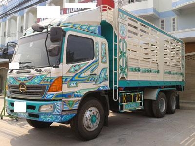 ขาย Hino FM1JNPD สองเพลาดั้มพ์เกษตรมีระบบลากลูก ไม่มีลูก สภาพไม่มีที่ติสวยมาก โทร 088-4501277