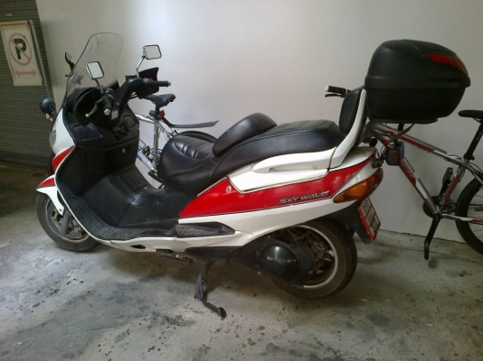 Skywave 400cc 109,000 บาท พร้อมทะเบียน