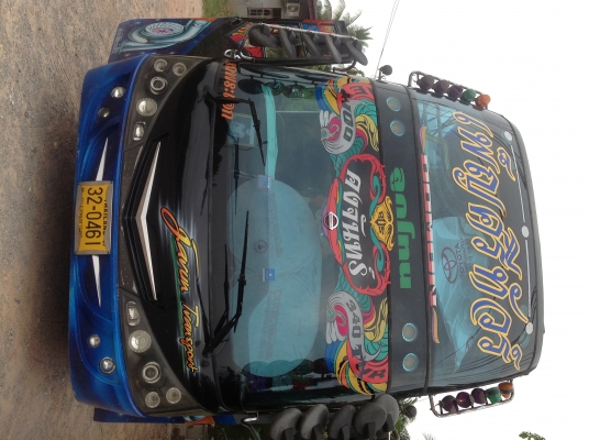 ขายรถบัสพัดลม 12 ม.โรโบค๊อป เครื่องท้าย เดวุ 360 แรงม้า (มีแสงยูร) สนใจติดต่อ 086-029-9215