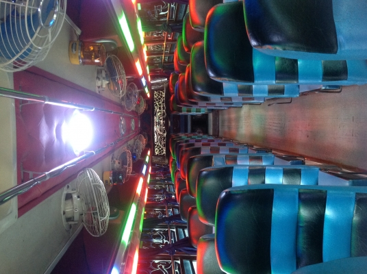 ขายรถบัสพัดลม 12 ม.โรโบค๊อป เครื่องท้าย เดวุ 360 แรงม้า (มีแสงยูร) สนใจติดต่อ 086-029-9215