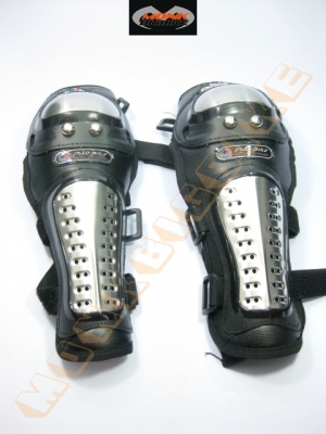 ขายการ์ดเข่าศอกเสริมแผ่นอลูมิเนียมช่วยปกป้องเวลาออกท้องถนน