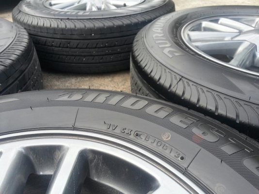 ล้อ16รมดำDMAX Xseries 6รู + ยางBridgestoneปี13 ล้อ16รมดำDMAX Xseries 6รู + ยางBridgestoneปี13