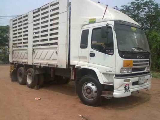 ขายรถ 18 ล้อดัมพ์แม่-ลูกคอกเกษตร ISUZU DECA 270 ปี 2549 ลูกอ่อนสามมิตร 2 คาน มี 2 พ่วงราคาพ่วงละ 2400000