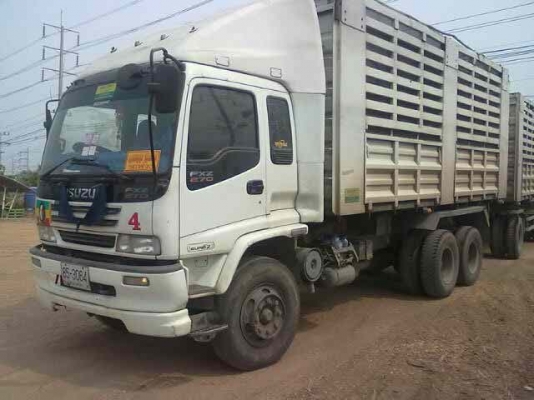 ขายรถ 18 ล้อดัมพ์แม่-ลูกคอกเกษตร ISUZU DECA 270 ปี 2549 ลูกอ่อนสามมิตร 2 คาน มี 2 พ่วงราคาพ่วงละ 2400000
