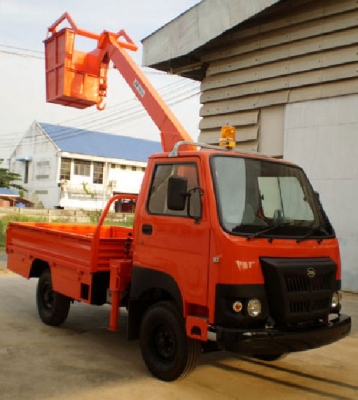 ขายรถกระเช้า 4 ล้อ ติดชุดเครน รุ่น JV 84