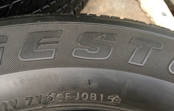 ล้อแม็ก Toyota Fortuner BMC(สีดำ) ขอบ17 พร้อมยาง 265-65-17 Bridgestone ปี 15