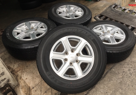ล้อแม็ก Ford Ranger ขอบ 17 พร้อมยาง DUNLOP 265-65-17 ปลายปี 12