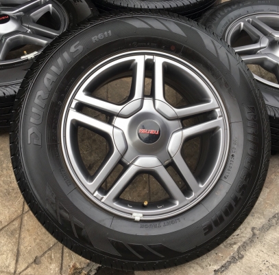 ล้อแม็กพร้อมยางป้ายแดง ISUZU X-Series 215-70-16 ปี 17