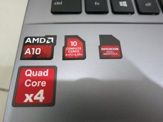 โน๊ตบุ๊ค ASUS X550ZE-XX141D 15.6 นิ้ว AMD Quad Core A10-7400P Ram 4G HDD 750 GB มีการ์ดจอ ที่ชาร์ท ส