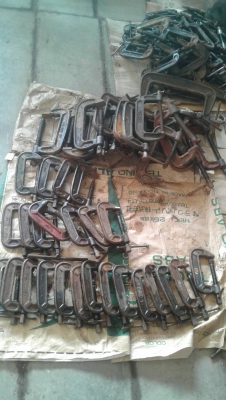 ขายเหมา แคลมป์จับชิ้นงานรูปตัว C มือสอง