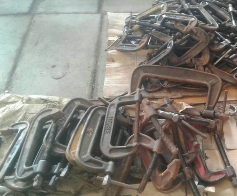 ขายเหมา แคลมป์จับชิ้นงานรูปตัว C มือสอง