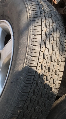 ล้อ+ยาง195/r15 บริสโตนสภาพสวยพร้อมใช้