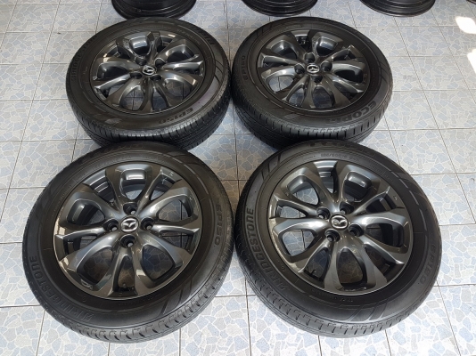 ขายล้อ Mazda 2 SKYACTIV ขอบ15 สีกัน (4รู100)พร้อมยาง185/60/15 ปี15