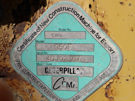 รถตักCAT 950Fขายเหมา 3คันราคา2.4ล้าน