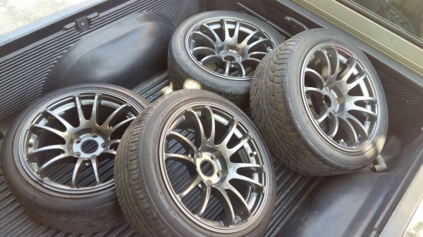 ขายล้อแม็กขอบ17  5รู114 สภาพสวยพร้อมยาง