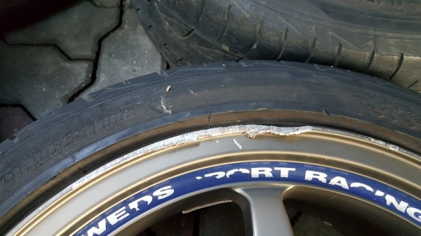 ล้อweds แท้ขอบ17กว้าง7.5  5รู100