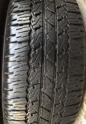 ล้อแม็กป้ายแดง Toyota Revo ขอบ17 พร้อมยาง Bridgestone 265-65-17 ปี 16 แม็กสวย เนียน