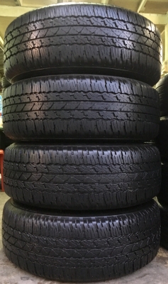 ล้อแม็กป้ายแดง Toyota Revo ขอบ17 พร้อมยาง Bridgestone 265-65-17 ปี 16 แม็กสวย เนียน