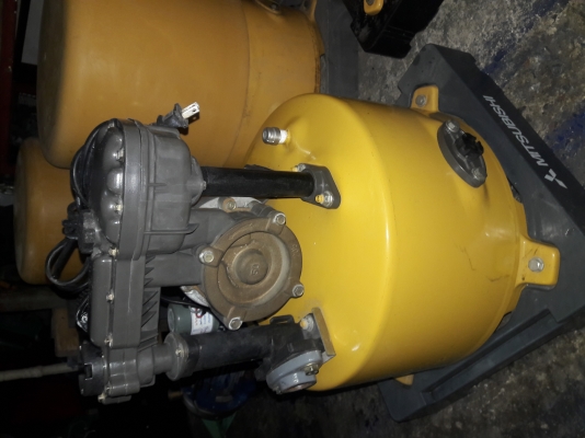 ขาย !! ปั้มน้ำถังอัตโนมัติ.มิตซู.ขนาด200w.สภาพพร้อมใช้งาน