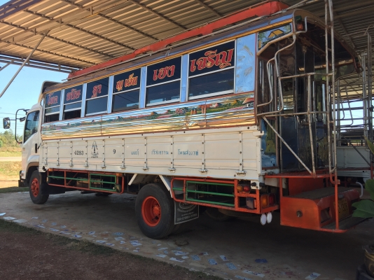 Isuzu FRR190 หัวตึกห้างแท้ปี55 ไม่มีหลังคา กะบะยาว5.5ม ีเดิมบาง ภายในสวย