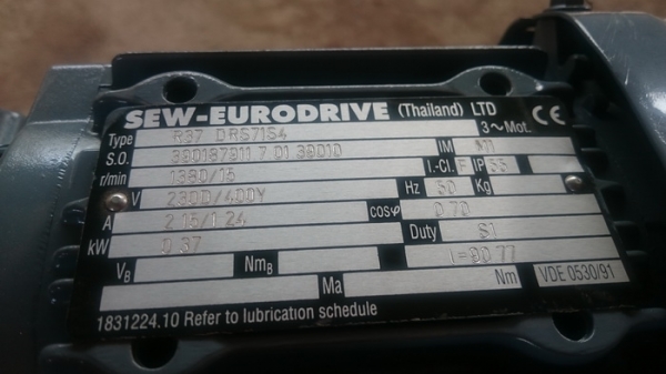 ขาย Gear Motor SEW ของใหม่ราคาสุดๆ ปรับราคาครั้งสุดท้าย