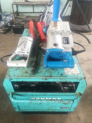 ขายหลายรายการ เครื่องปั่นไฟ สกัดไฟฟ้า สว่านไฟฟ้า ดับเพลิง เครื่องยนต์