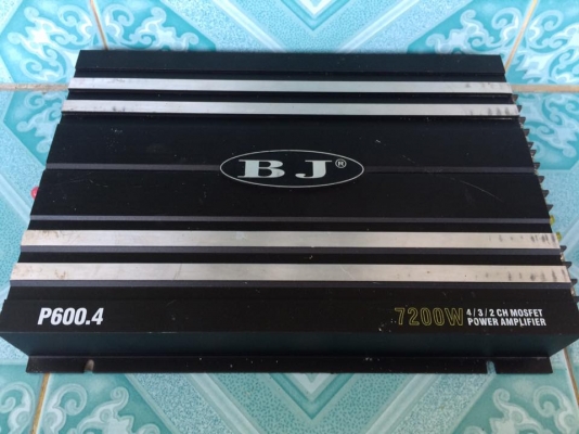 แอมป์เอบี4ch BJ ขาย 950 บาท ของใช้งานปกติทุกรายการ สนใจ0892425454 อยู่สระบุรี