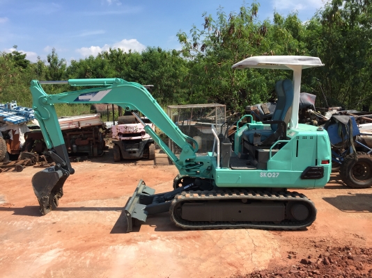 ขายรถขุดเล็กยอดนิยม โกเบโก้ SK-27เท่าpc30 เครื่องยนต์แน่นปั้มแรงระบบดีมากรถเก่านอก