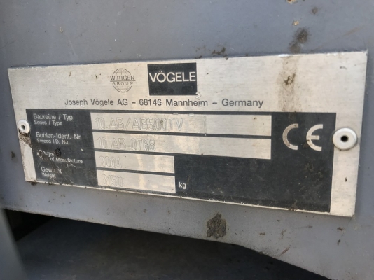 รถปูยาง Vogele S1603-1 ปี 2004 สภาพสวยมาก นำเข้าจากญี่ปุ่น