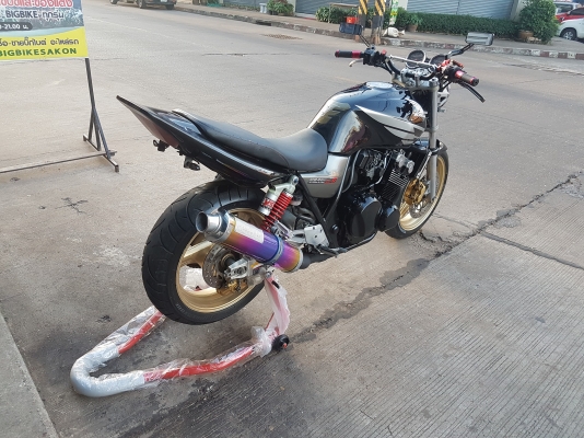 ขายแลกเทรินร์คับ HONDA CB400 TECH2 ปี2003 ท้ายแต่งเทค3 ท่อแต่ง ปั๊มบนแต่ง อินวอยส์ สรรพสามิตร ราคา 7