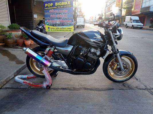 ขายแลกเทรินร์คับ HONDA CB400 TECH2 ปี2003 ท้ายแต่งเทค3 ท่อแต่ง ปั๊มบนแต่ง อินวอยส์ สรรพสามิตร ราคา 7