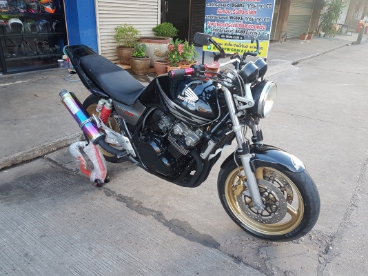 ขายแลกเทรินร์คับ HONDA CB400 TECH2 ปี2003 ท้ายแต่งเทค3 ท่อแต่ง ปั๊มบนแต่ง อินวอยส์ สรรพสามิตร ราคา 7