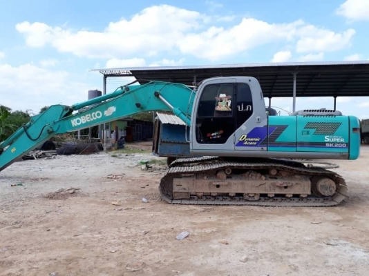 ขาย 1,350,000 KOBELCO sk 200-6 yn 10 เครื่องดี ปั้มแรง ไฟฟ้าครบ เอวแน่น ช่วงล่างหนา แอร์หนาว เอกสารแจ้งจำหน่าย รถอยู่ ชลบุรี 090-772-3710 090-772-3708