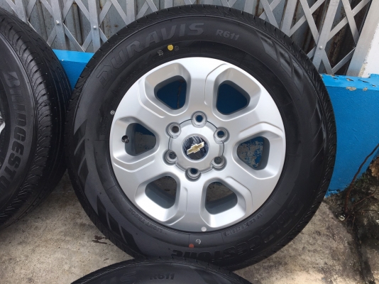 ล้อแม็กเชฟโรเลต พร้อมยาง 215-70-16 ปี17 ป้ายแดง